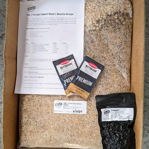 Fes | Foreign Export Stout | BeerCo All Grain Brewers Recipe Kit