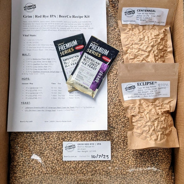 Grim | RRIPA | BeerCo All Grain Brewers Recipe Kit