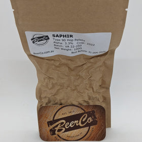 Hallertau Saphir GR T90 Hop Pellets 100g Crop 2022