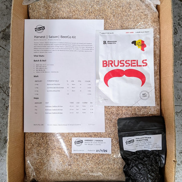 Harvest | Saison | BeerCo All Grain Brewers Recipe Kit