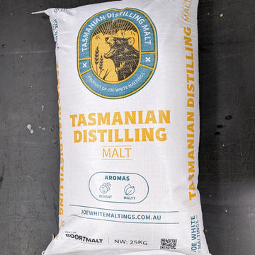 Tasmanian Distilling Malt package on a dark surface