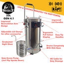 BrewZilla 35L Gen 4.1 | Pump 1900/500w | 220-240V AC-2