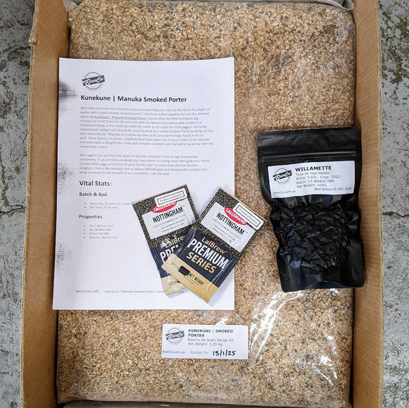 Kunekune | Manuka Smoked Porter | BeerCo All Grain Brewers Recipe Kit