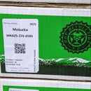 Green packaging with a label for Motueka hop pellets from Hop Revolution NZ.