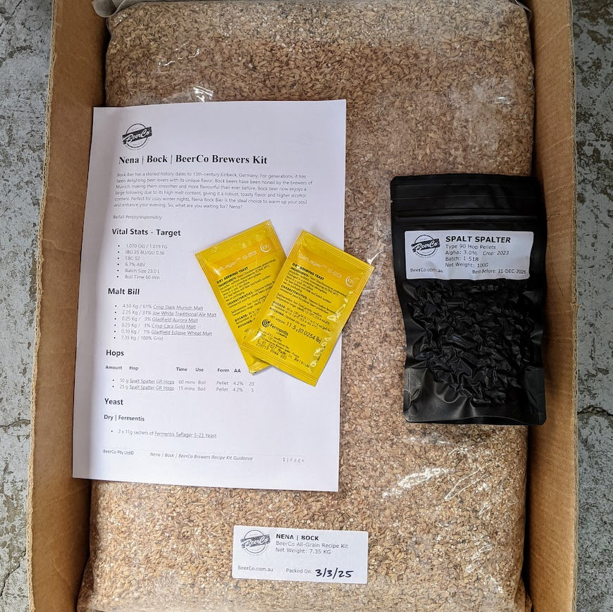 Nena | Bock | BeerCo All Grain Brewers Recipe Kit