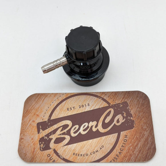 Low Profile Liquid Disconnect MFL (Black) | Barbed