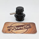 Low Profile Liquid Disconnect MFL (Black) | Barbed-1