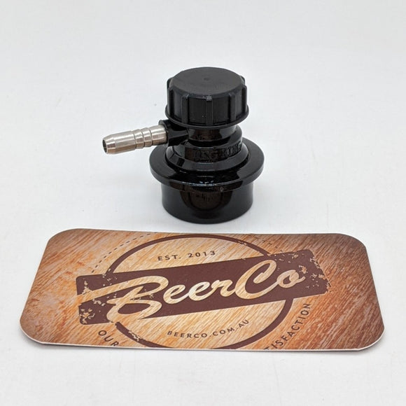 Low Profile Liquid Disconnect MFL (Black) | Barbed