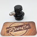 Low Profile Liquid Disconnect MFL (Black) | Threaded-1