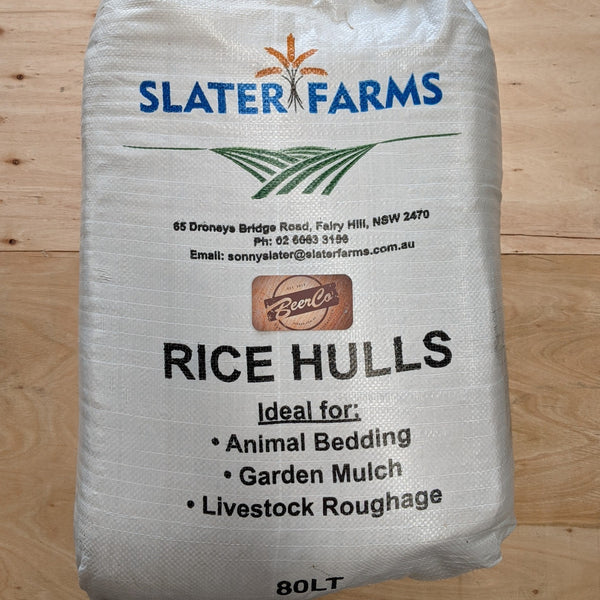 Rice Hulls Slater Farms