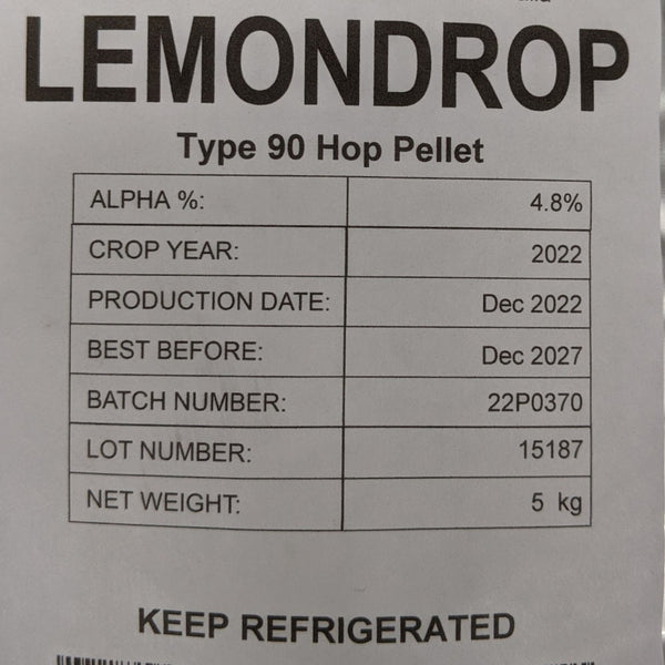 Lemondrop™ Hopsteiner #01210 US Hops