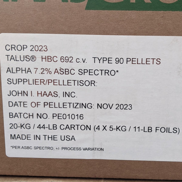 Talus™ HBC 692 US Hops