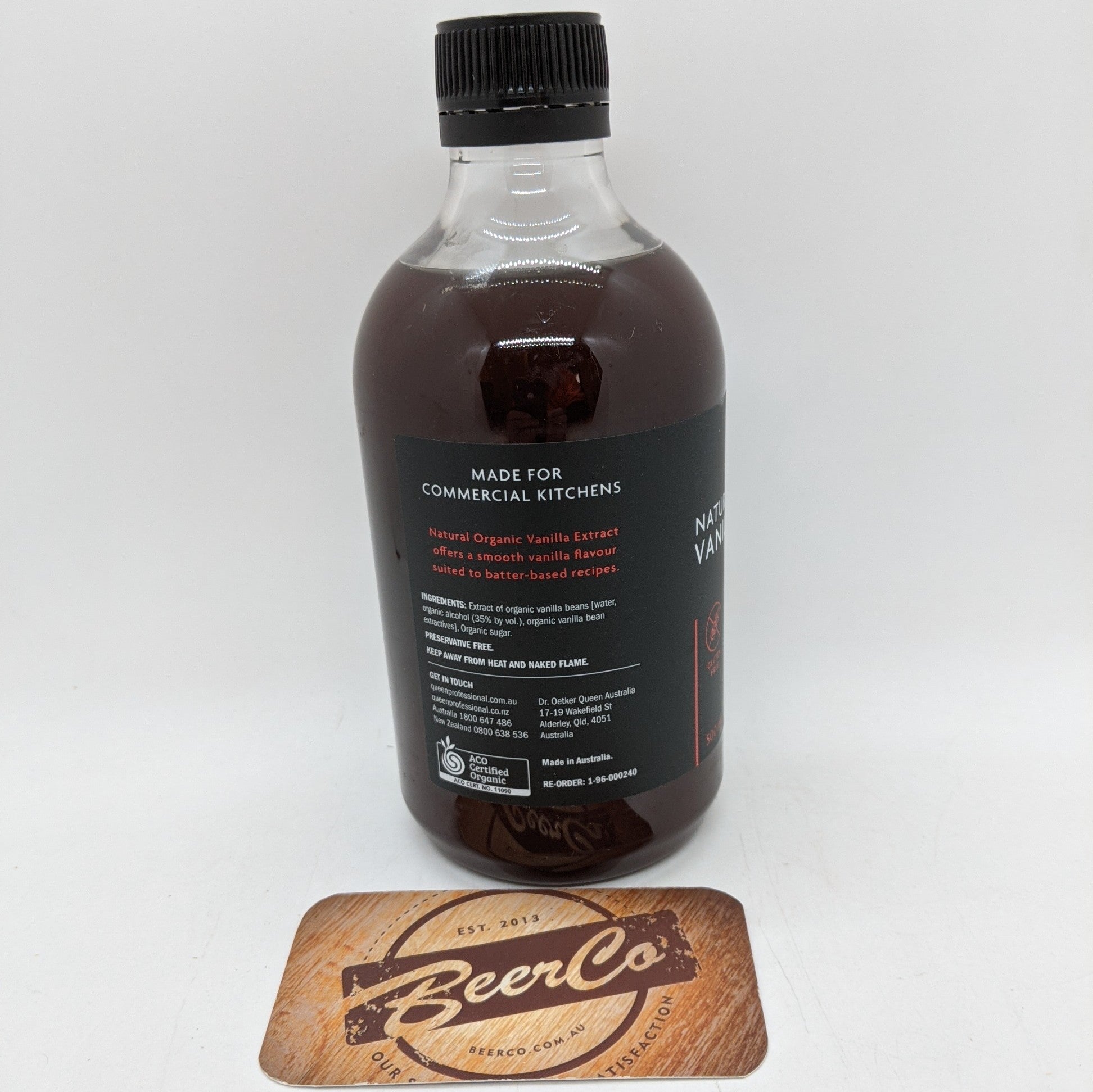 Queen Natural Vanilla Concentrated Extract | Organic | 500ml