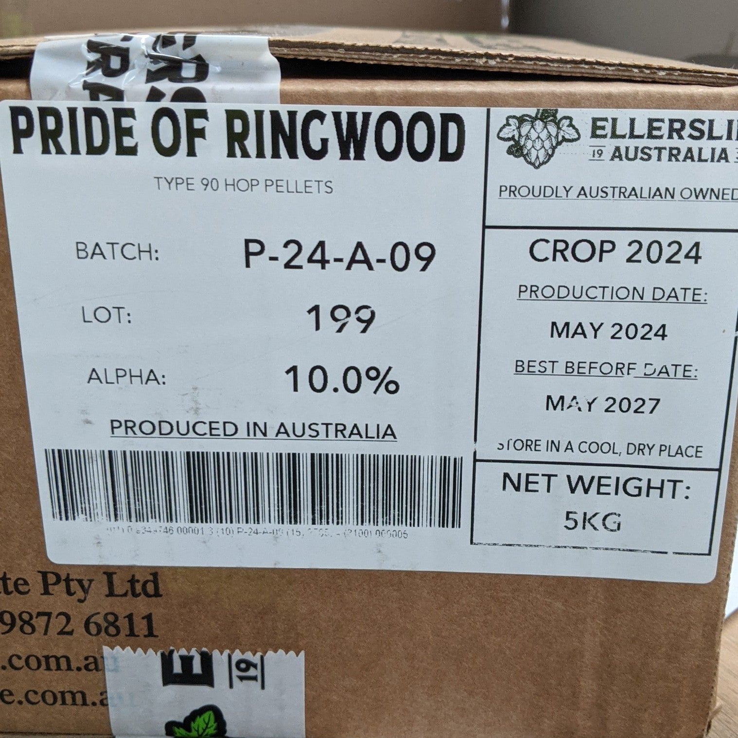 Pride of Ringwood AU Hops