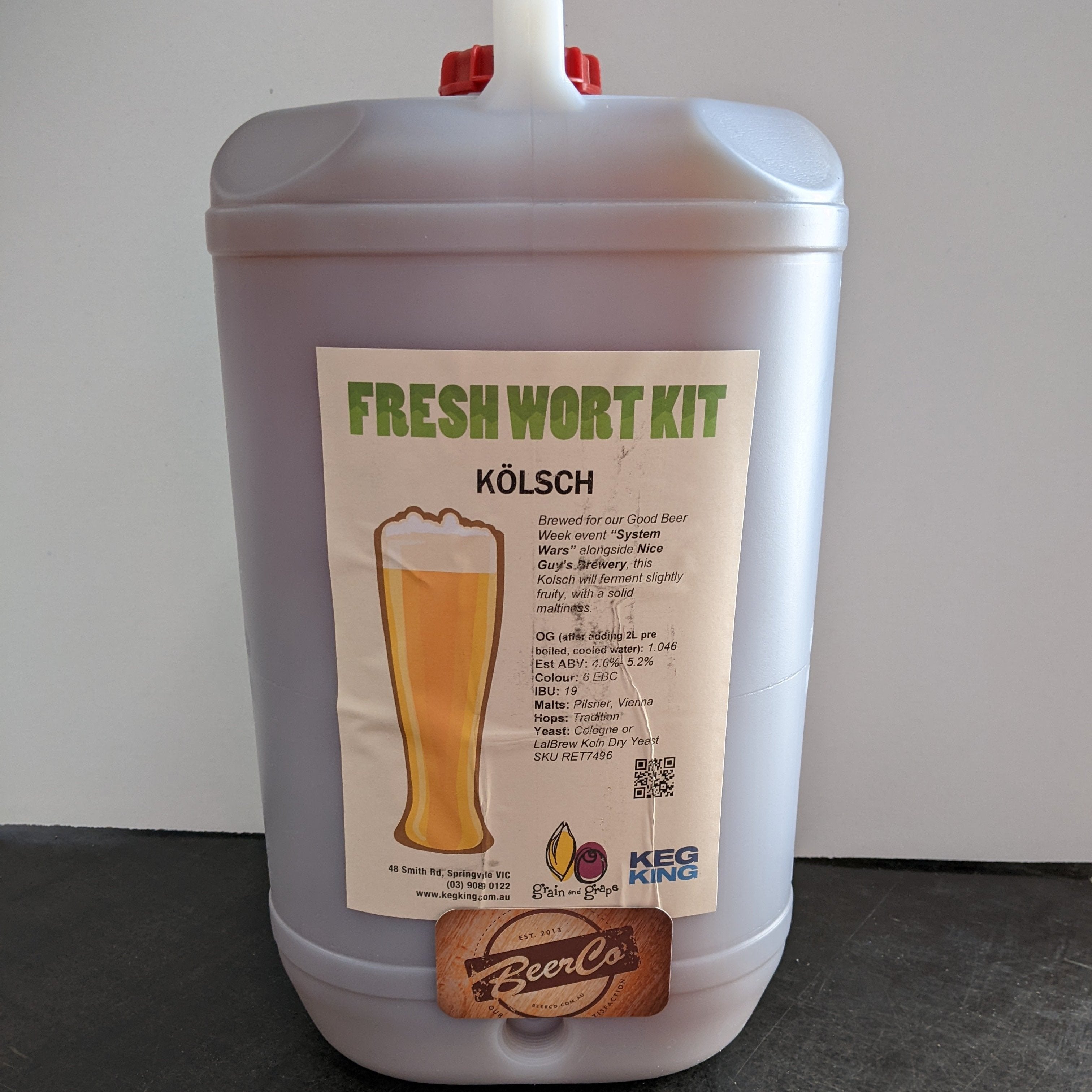 Kölsch |  Artisan Ale | Fresh Wort Kit Only