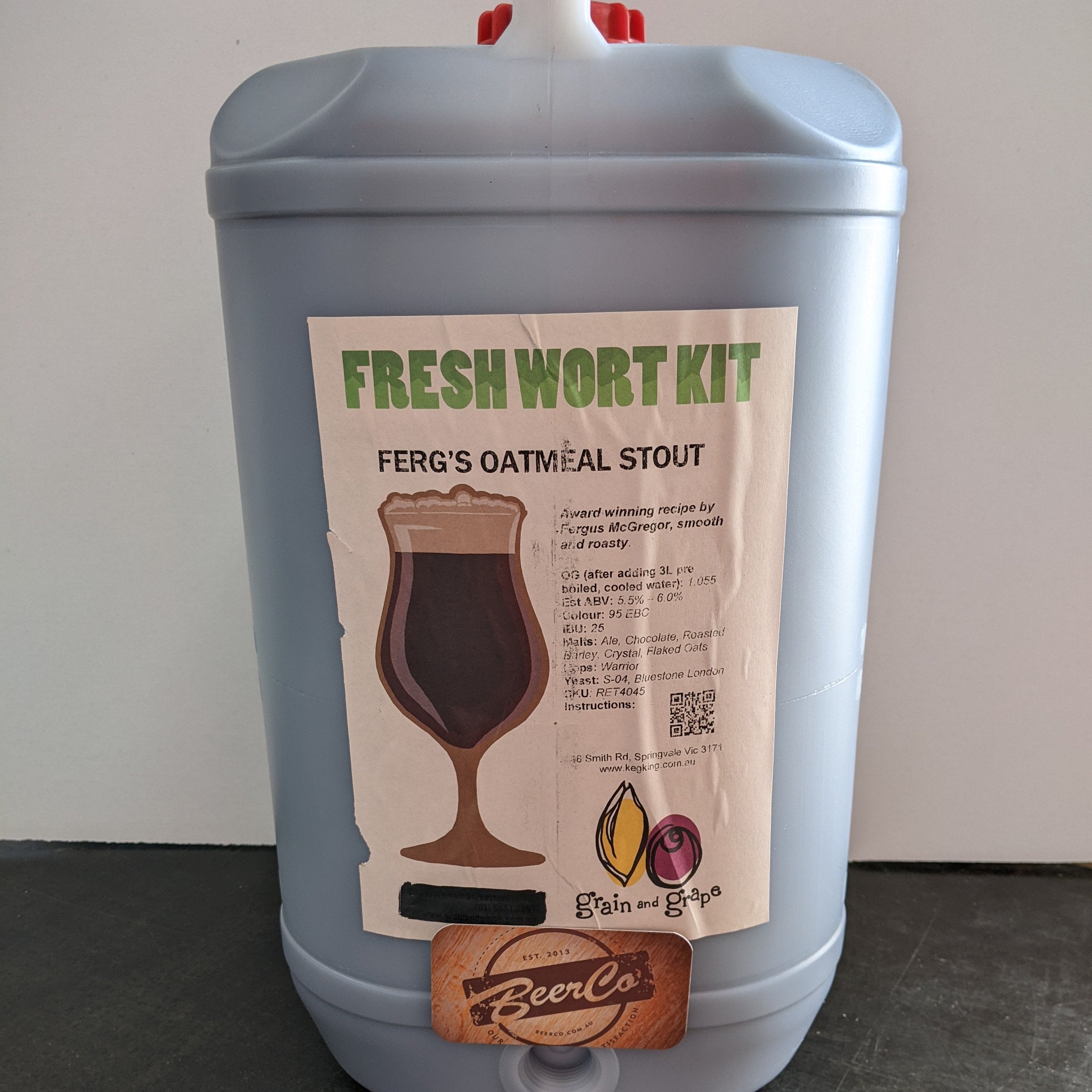 Ferg's | Oatmeal Stout | Artisan Ale | Fresh Wort Kit Only