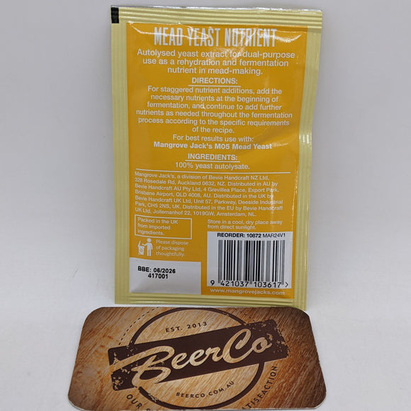 Mangrove Jack's | Mead Yeast Nutrient | 12g