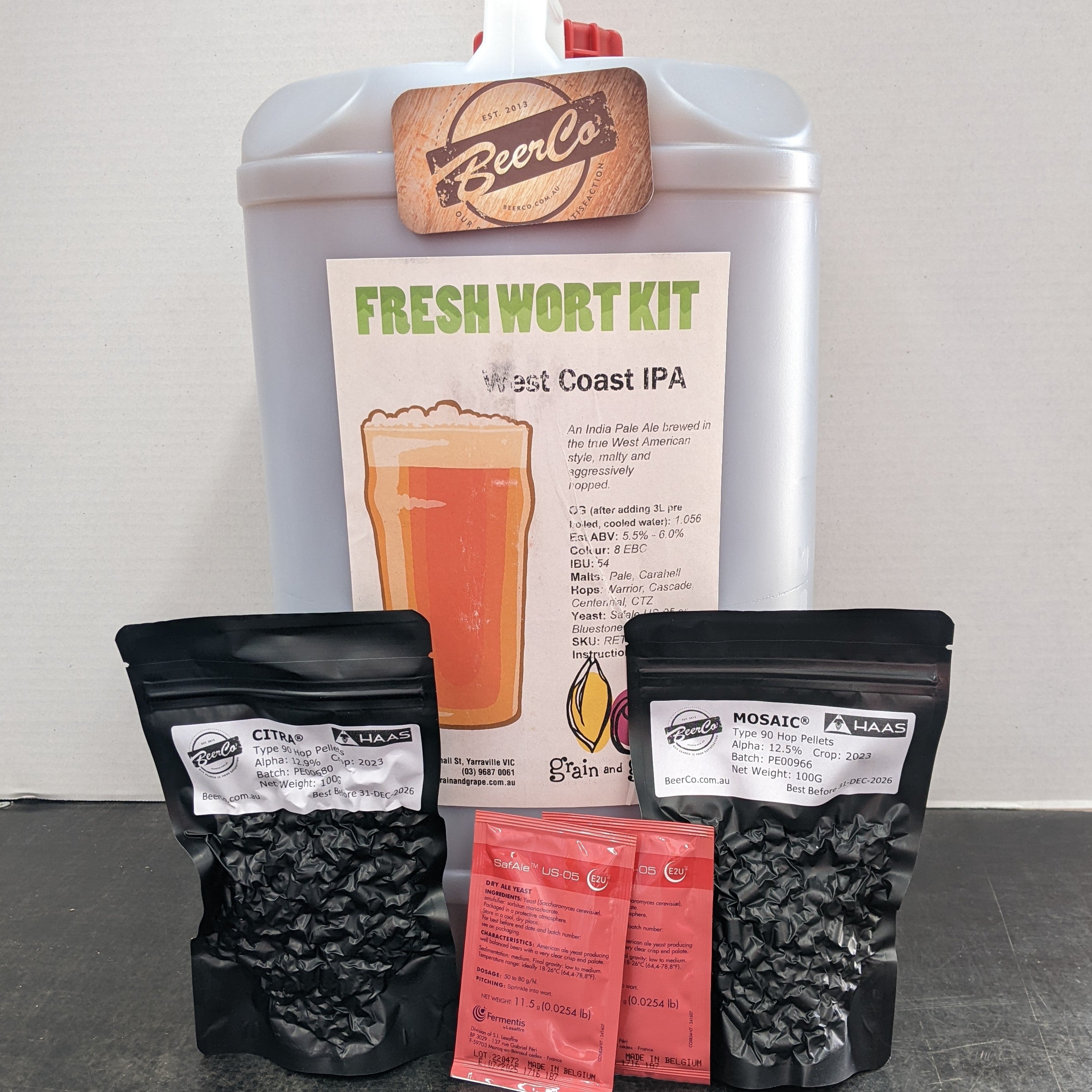 West Coast IPA | Artisan Ale | Fresh Wort Kit Bundle