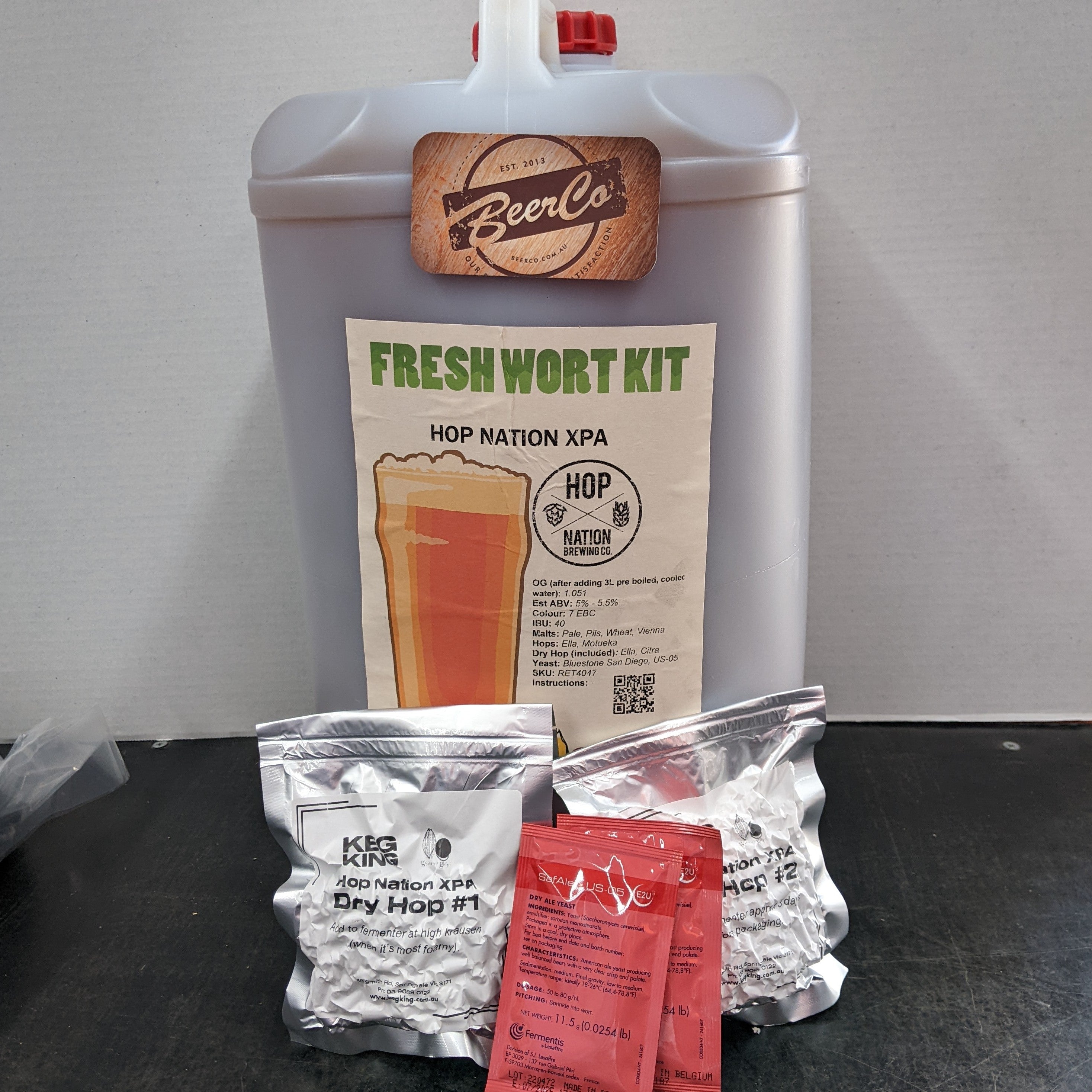 Hop Nation XPA | Artisan Ale | Fresh Wort Kit Bundle