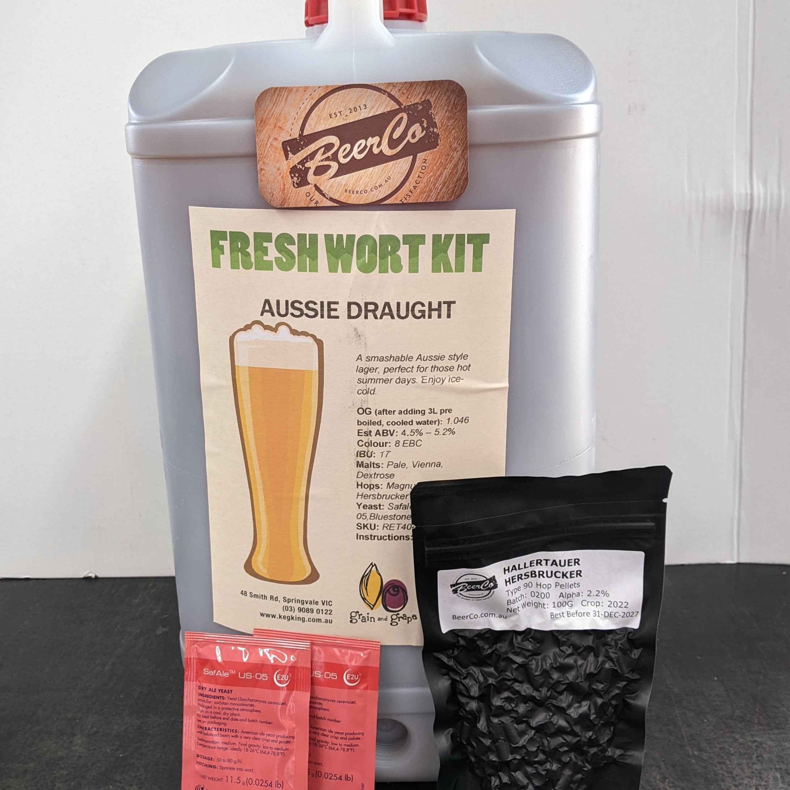 Aussie Draught | Artisan Ale | Fresh Wort Kit Bundle