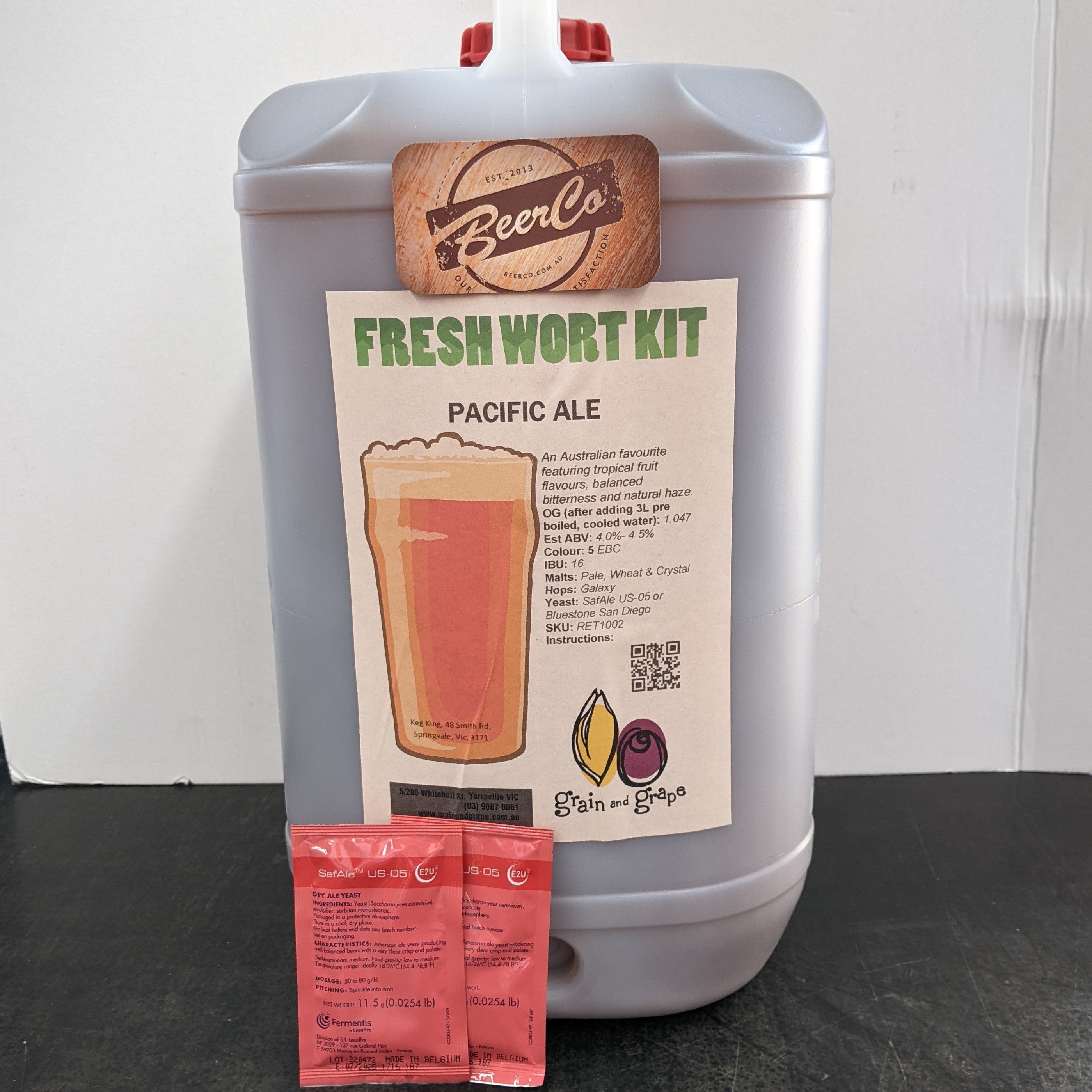 Pacific Ale |  Artisan Ale | Fresh Wort Kit Bundle