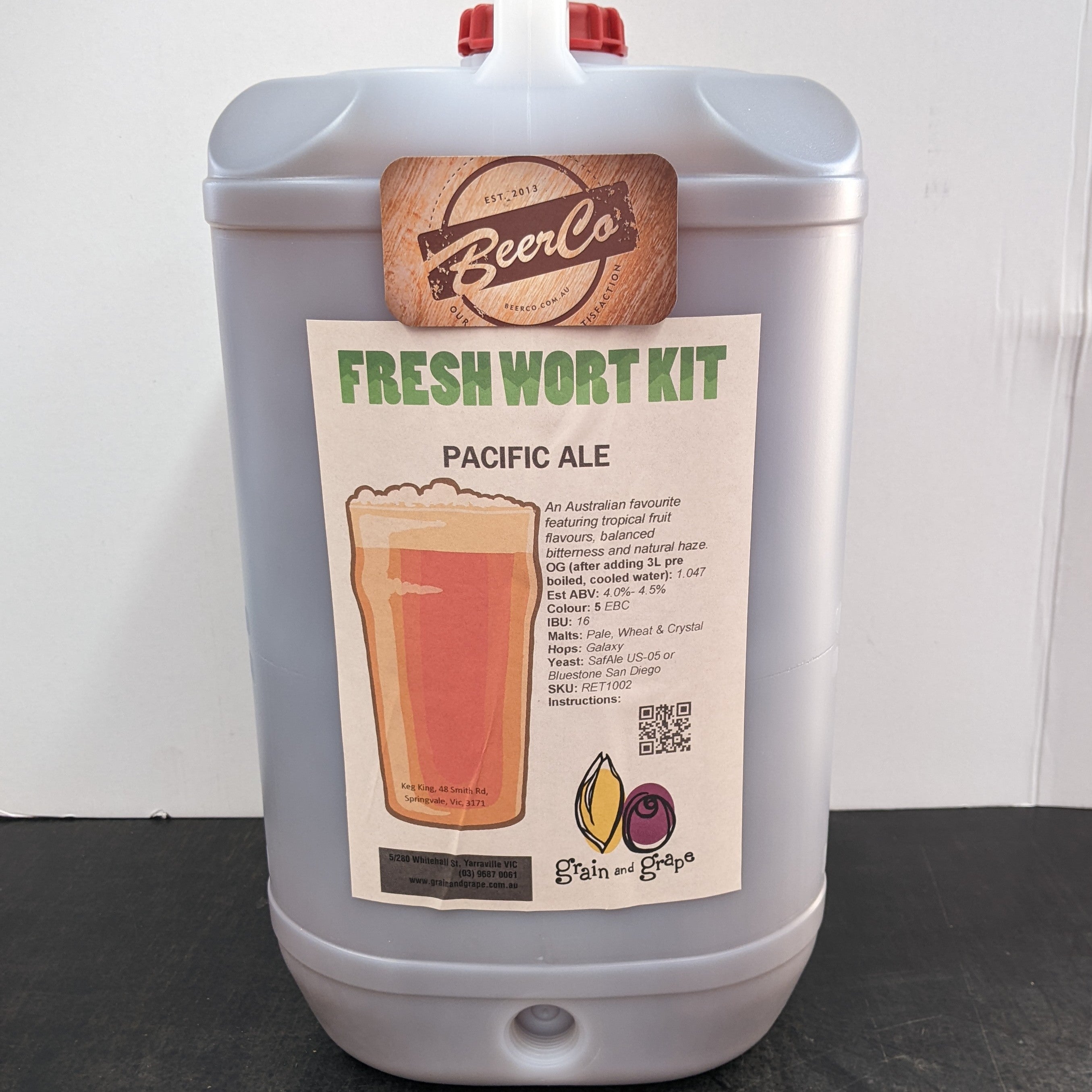 Pacific Ale |  Artisan Ale | Fresh Wort Kit Only