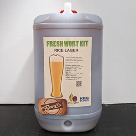 Rice Lager |  Artisan Ale | Fresh Wort Kit Only - 0