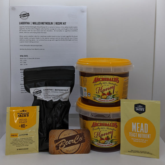 Lagertha | Mulled Metheglin | Mead Recipe Kit