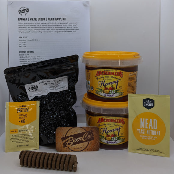 Ragnar | Viking Blood Mead "Blod Mjød" | Mead Recipe Kit