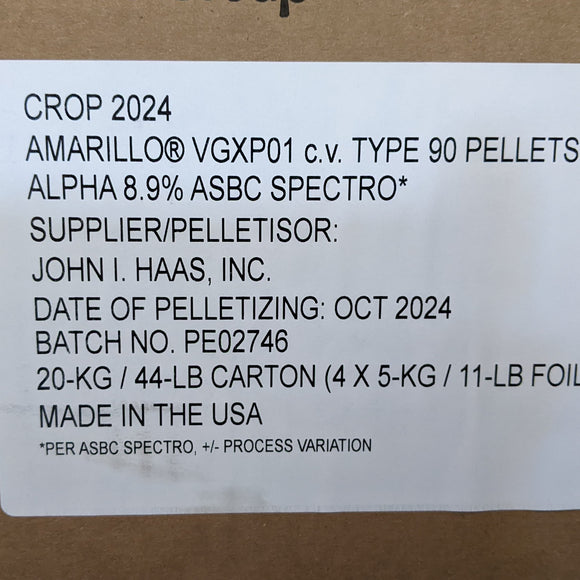 Amarillo® VGXP01 CV. US Hops