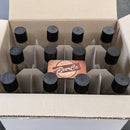 12 x 700ml Flint Glass Spirit Bottle With 30mm ROTE Neck with Closures and Dividers-1