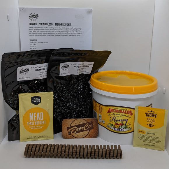 Ragnar | Viking Blood Mead "Blod Mjød" | Mead Recipe Kit