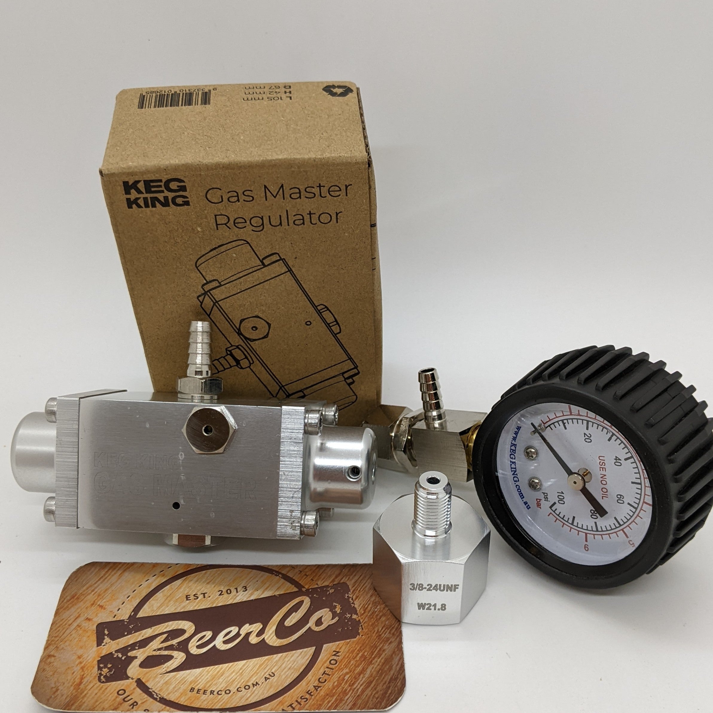 GasMaster Compact CO2 Regulator With Gauge