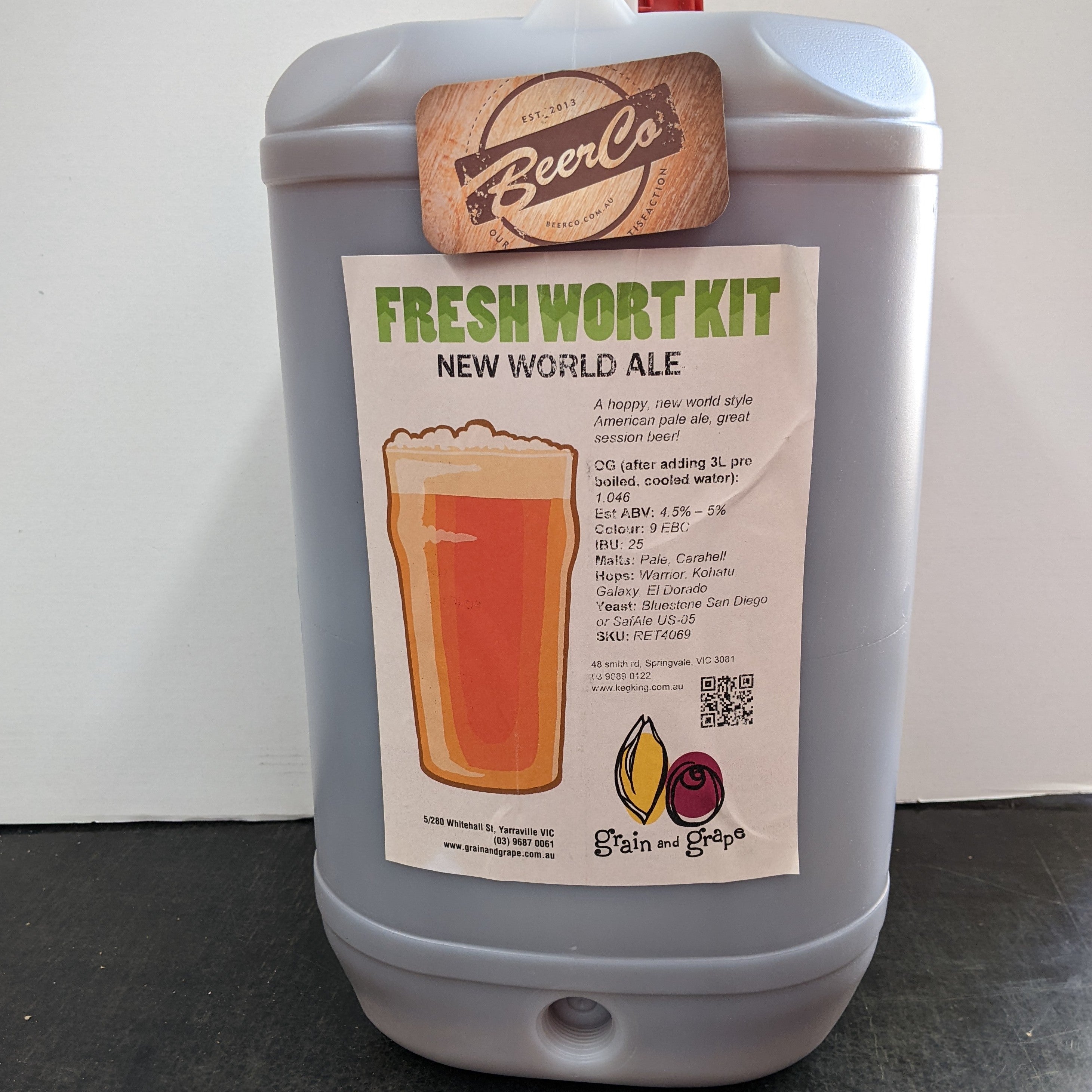 New World Ale | Artisan Ale | Fresh Wort Kit Only