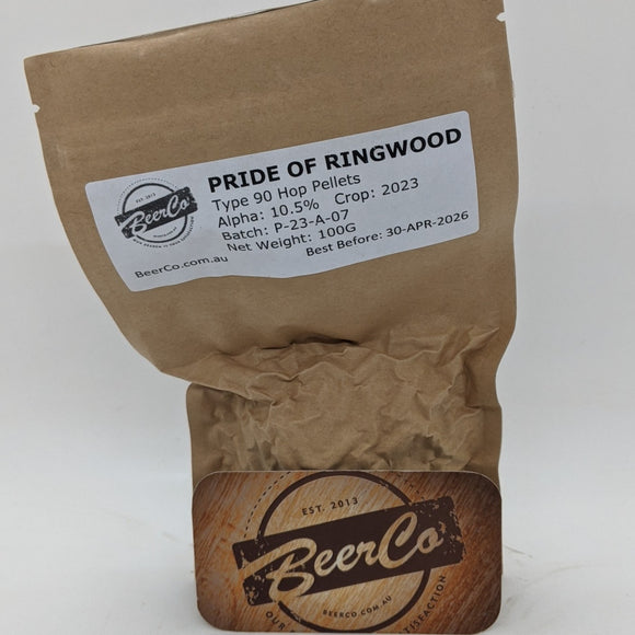 Pride of Ringwood AU Hops Clean Bittering POR Cedar Oak