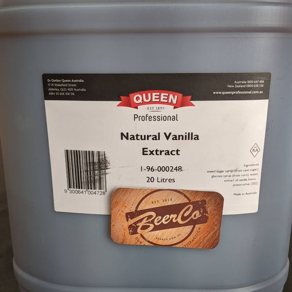 Queen Natural Vanilla Extract 5 & 20 Litres