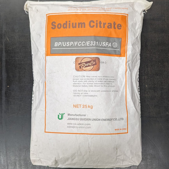 Sodium Citrate 30-100 Mesh