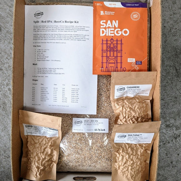 Split | Red IPA | BeerCo All Grain Brewers Recipe Kit