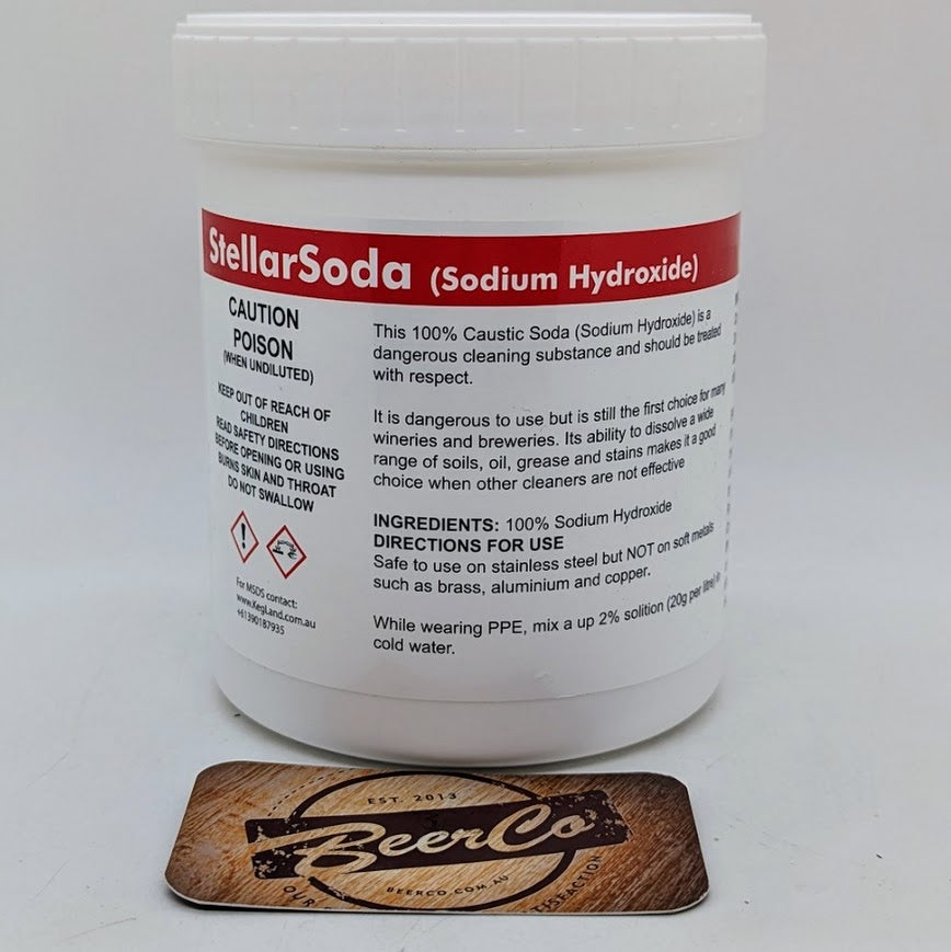 StellarSoda | 100% Caustic Soda | Sodium Hydroxide 1Kg