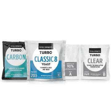 Still Spirits | Classic 8 Pack | Turbo Yeast + Clear + Carbon