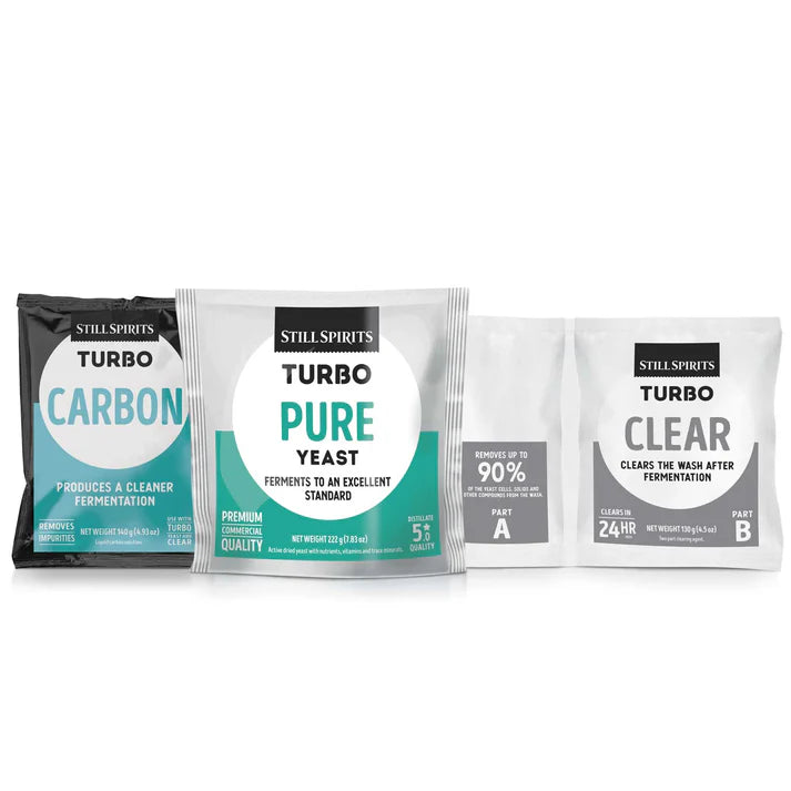 Still Spirits | Pure Turbo Pack | Yeast + Clear + Carbon - 0