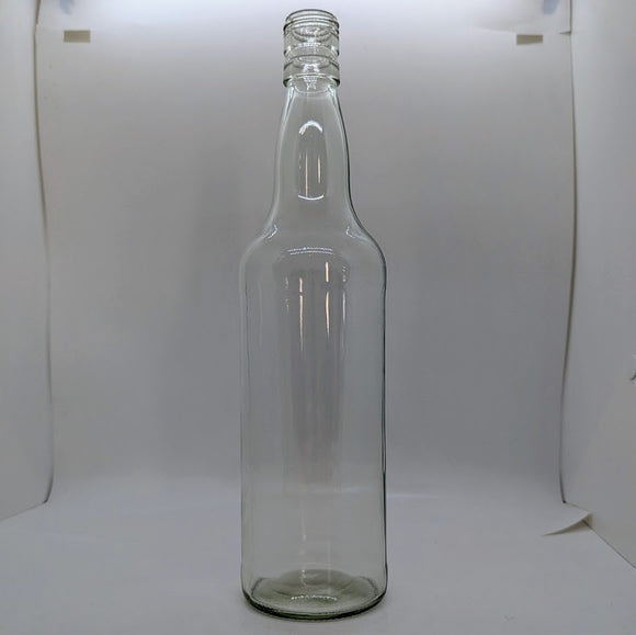12 x 700ml Flint Glass Spirit Bottle With 30mm ROTE Neck with Closures and Dividers