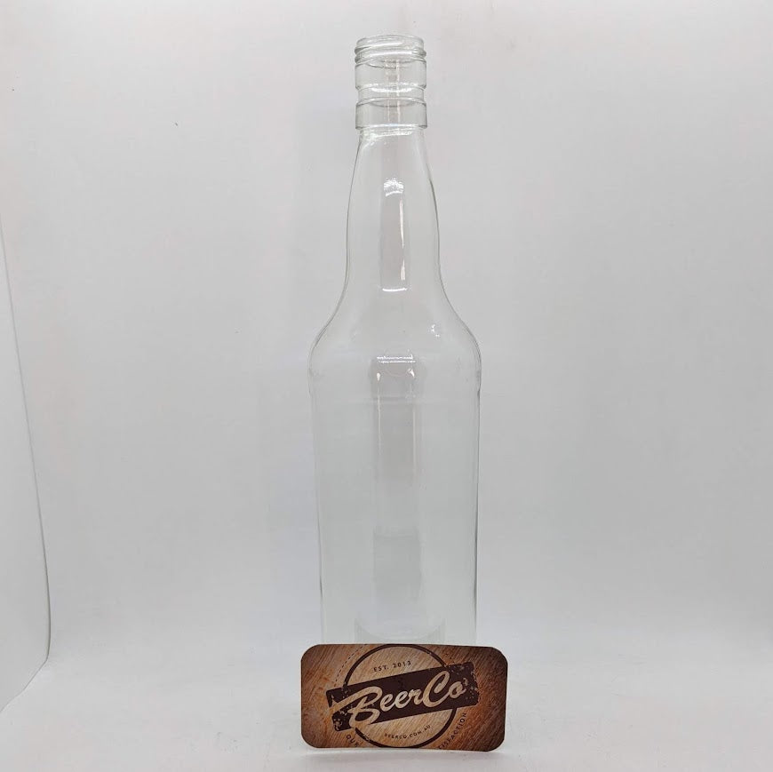 700ml Flint Glass Spirit Bottle With 30mm ROTE Neck (Carton of 12)