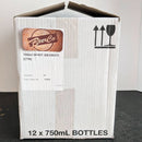 700ml Flint Glass Spirit Bottle With 30mm ROTE Neck (Carton of 12)-3