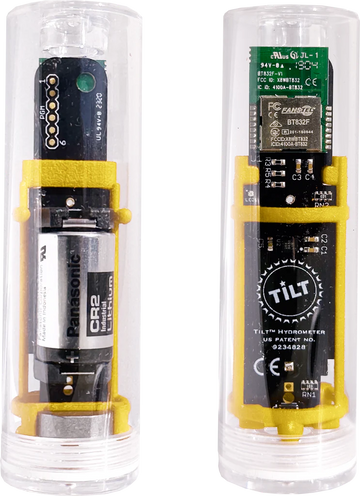 Buy yellow TILT® SPIRITS | Wireless Hydrometer Measuring Alcohol Percentage (20-100% ABV)