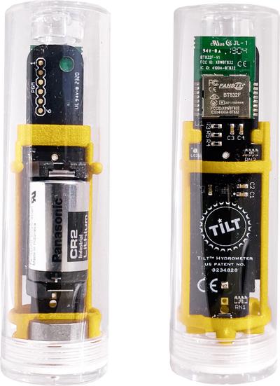 Buy yellow TILT® SPIRITS | Wireless Hydrometer Measuring Alcohol Percentage (20-100% ABV)