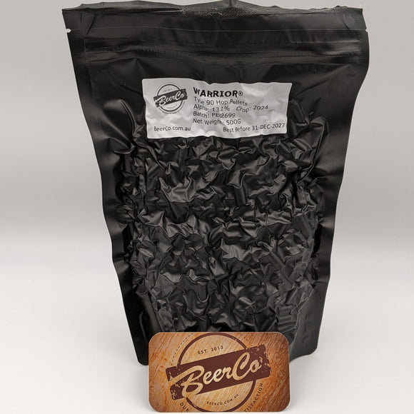 Warrior US T90 Hop Pellets 500g Crop 2024