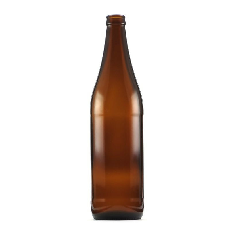 H650A-1 650ml Amber Beer Bottle Crown Seal