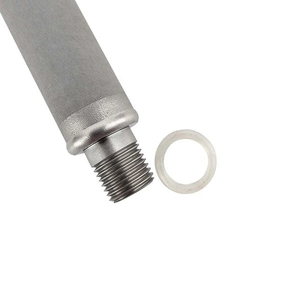 Carbonation Stone 150mm x 1/4" Threads (0.22 Micron)