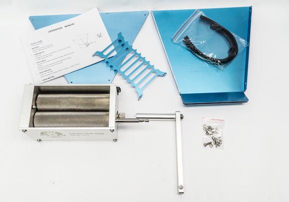 Malt King | Grain Mill | 3 Roller with Mounting Board